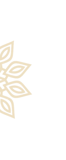 Geometric brown pattern on black background.