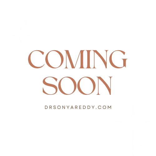 Elegant 'Coming Soon' message with decorative stars.